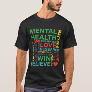Tal Health Matters Bewustzijn Depressie T-shirt