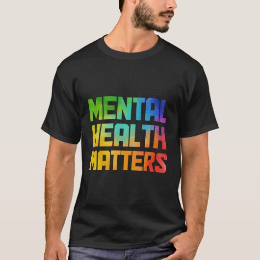 Tal Health Matters Tal Health Awareness Maand T-shirt (Voorkant)
