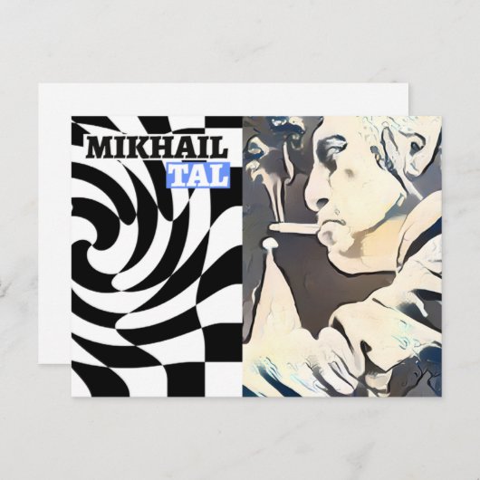 Tal Mikhail Briefkaart (Voorkant / Achterkant)