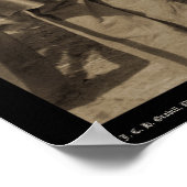 Tal paarden Oglala Indian SD 1891 Poster (Hoek)