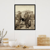 Tal paarden Oglala Indian SD 1891 Poster (Keuken)