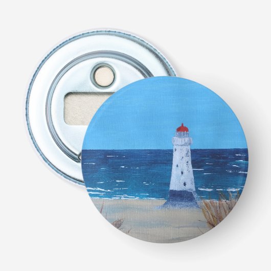 Talacre Lighthouse Button Flesopener (Voorkant)