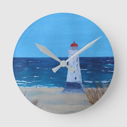 Talacre Lighthouse Ronde Klok (Voorkant)