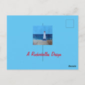 Talacre Lighthouse Wales briefkaart (Achterkant)