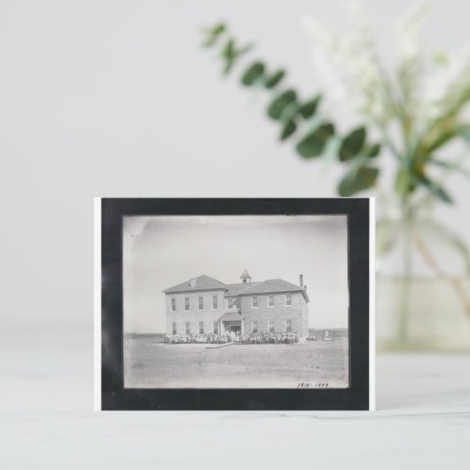 Talala, OK School 1910-1939 Briefkaart (Staand voorkant)