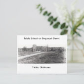 Talala School on Sequoyah Street Postcard Briefkaart (Staand voorkant)
