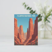 Talampaya National Park Argentina Travel Briefkaart (Staand voorkant)