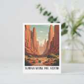 Talampaya National Park Argentina Travel Briefkaart (Staand voorkant)