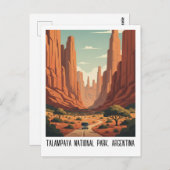 Talampaya National Park Argentina Travel Briefkaart (Voorkant / Achterkant)