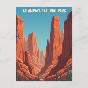 Talampaya National Park Argentinië Reizen Briefkaart