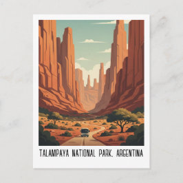 Talampaya National Park Argentinië Reizen Briefkaart