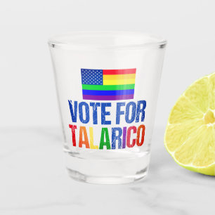 Talarico Regenboog Amerikaanse Vlag 2026 Verkiezin Shot Glas