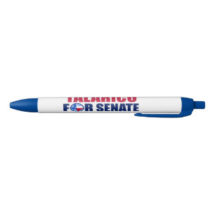 Talarico voor Senaat Texas 2026 Verkiezing Zwarte Inkt Pen