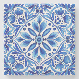  Talavera Azulejo blauw tegels bruiloft gunsten Stenen Onderzetter