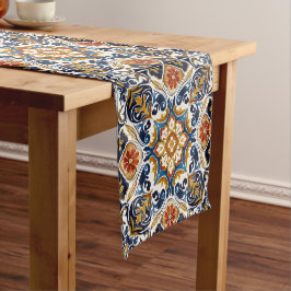  Talavera Azulejo blauw tegels bruiloft Korte Tafelloper