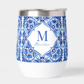  Talavera Azulejo blauw tegels monogram (Links)
