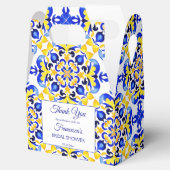 Talavera azulejo blauw tegels vrijgezellenfeest be bedankdoosjes (Geopend)