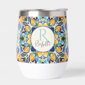 Talavera azulejo blauwe bruidsmeisjes geschenken m (Links)