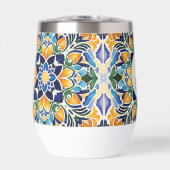 Talavera azulejo blauwe bruidsmeisjes geschenken m (Voorkant)