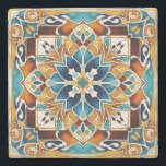 Talavera azulejo  Mexicaanse bruiloft gunsten Stenen Onderzetter<br><div class="desc">Blauwgroen Blauw en bruin kleurrijk  Mexicaans bruiloft gunsten talavera azulejo tegels monogram gepersonaliseerde gedrukte bruiloft steen onderzetters sjabloon gepersonaliseerde bruiloft tafel decor praktijkgunsten home decor geschenken voor thuis decor geschenken</div>