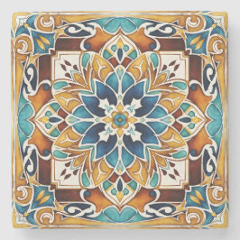 Talavera azulejo  Mexicaanse bruiloft gunsten Stenen Onderzetter