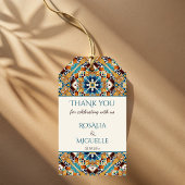 Talavera azulejo tegel  bruiloft cadeaulabel