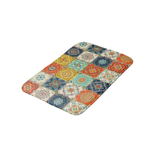 Talavera, Azulejos, Turks mozaïekbehang. Badmat (Gekanteld)