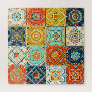 Talavera, Azulejos, Turks mozaïekbehang. Legpuzzel