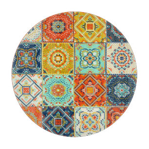 Talavera, Azulejos, Turks mozaïekbehang. Snijplank