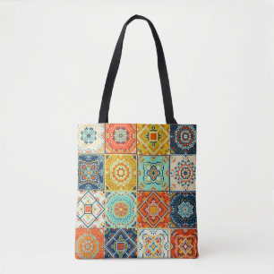 Talavera, Azulejos, Turks mozaïekbehang. Tote Bag