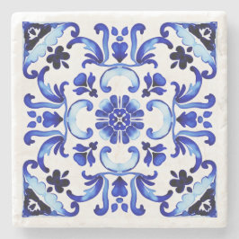 Talavera blauw tegels Mexicaans vrijgezellenfeest  Stenen Onderzetter