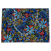 Talavera Bouquet Pattern Gift Bag Groot Cadeauzakje (Voorkant)
