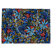 Talavera Bouquet Pattern Gift Bag Groot Cadeauzakje (Achterkant)