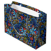 Talavera Bouquet Pattern Gift Bag Groot Cadeauzakje (Achterkant Gekanteld)
