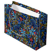 Talavera Bouquet Pattern Gift Bag Groot Cadeauzakje (Voorkant Gekanteld)