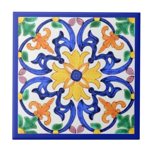 Talavera Ceramic Tile Tegeltje (Voorkant)