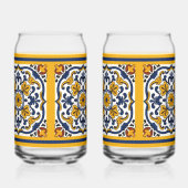 Talavera Daisy Tegels Blikvorm Glas (Rechts)