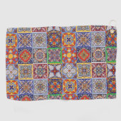 Talavera Design-1 Golf Towel Golfhanddoek (Horizontaal)