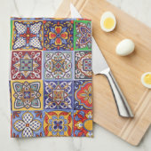 Talavera Design-1 Kitchen Towels Theedoek (Quarter Fold)