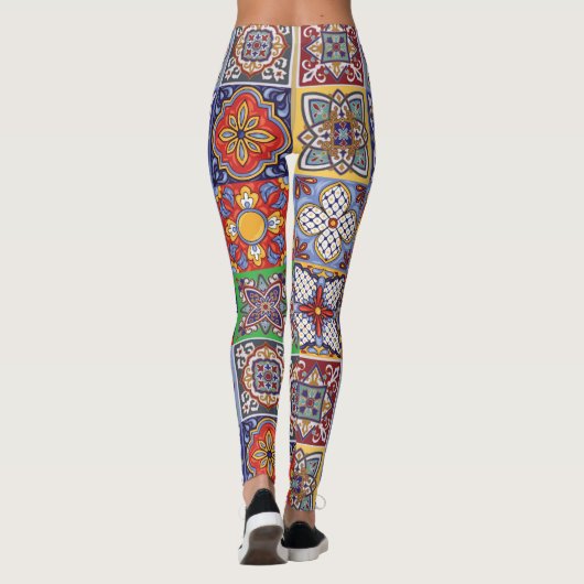 Talavera Design-1-Leggings Leggings (Achterkant)