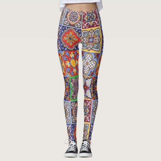 Talavera Design-1-Leggings Leggings (Voorkant)