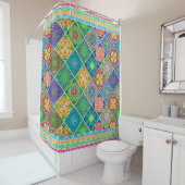 Talavera Design-2 Douchegordijn (In situ)