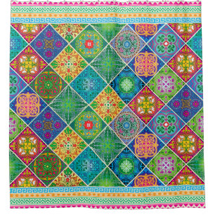 Talavera Design-2 Douchegordijn