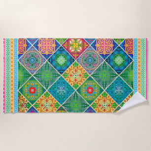 Talavera Design-2 Yoga Mat Strandlaken