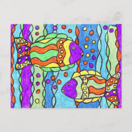 Talavera Fish Briefkaart