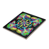 Talavera Fish Tegel Design Tegeltje (Zijkant)