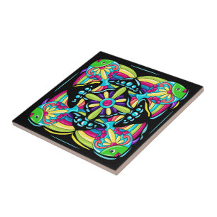 Talavera Fish Tegel Design Tegeltje