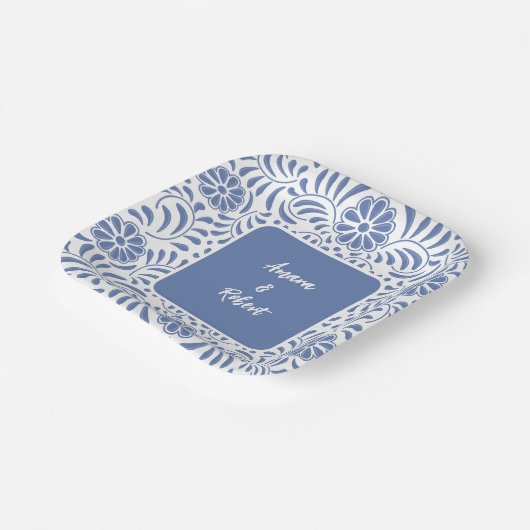 TALAVERA FLOWER PAPIEREN BORDJE (Gebogen)