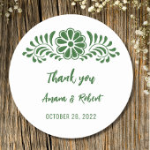 TALAVERA FLOWER RONDE STICKER