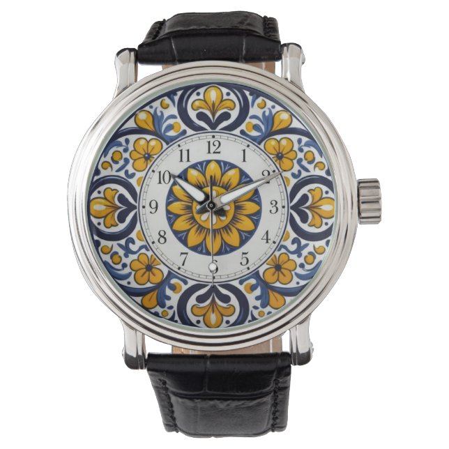 Talavera genummerd horloge (Voorkant)